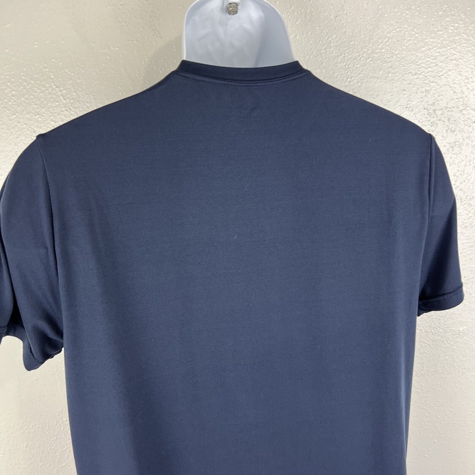 Coolkeep Shirt Men Medium Blue Short Sleeve Active Stretch Tee eBay