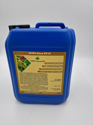 (5,38 /L) MIBO Eisen FEII Pflanzenpflege Neu! 5.000ml Kanister
