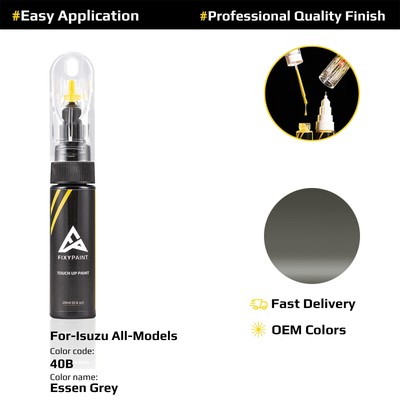 Touch Up Paint For Isuzu All Models Code: 40B Essen Grey Easy DIY Scratch Fix