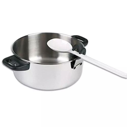 Spoon Rest Stainless Steel Storage Rack Anti Burn No Mess Spoon Holder Kitchen - Picture 9 of 9