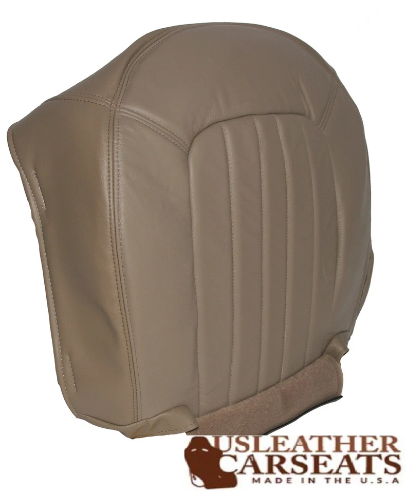 Cubierta de asiento de cuero de repuesto para parte inferior del conductor Mercury Mountaineer 2004 2005 color tostado Foto 4 de 4