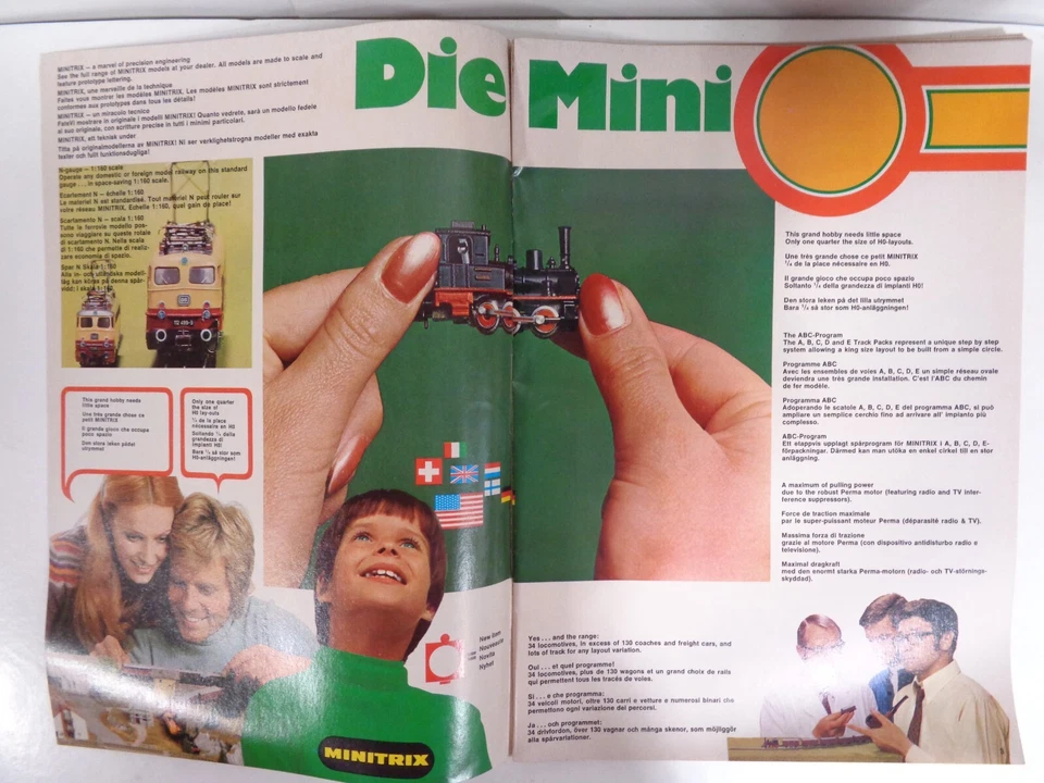 Catálogo Trix Minitrix N 1:160 1971/72 Foto 2 de 4