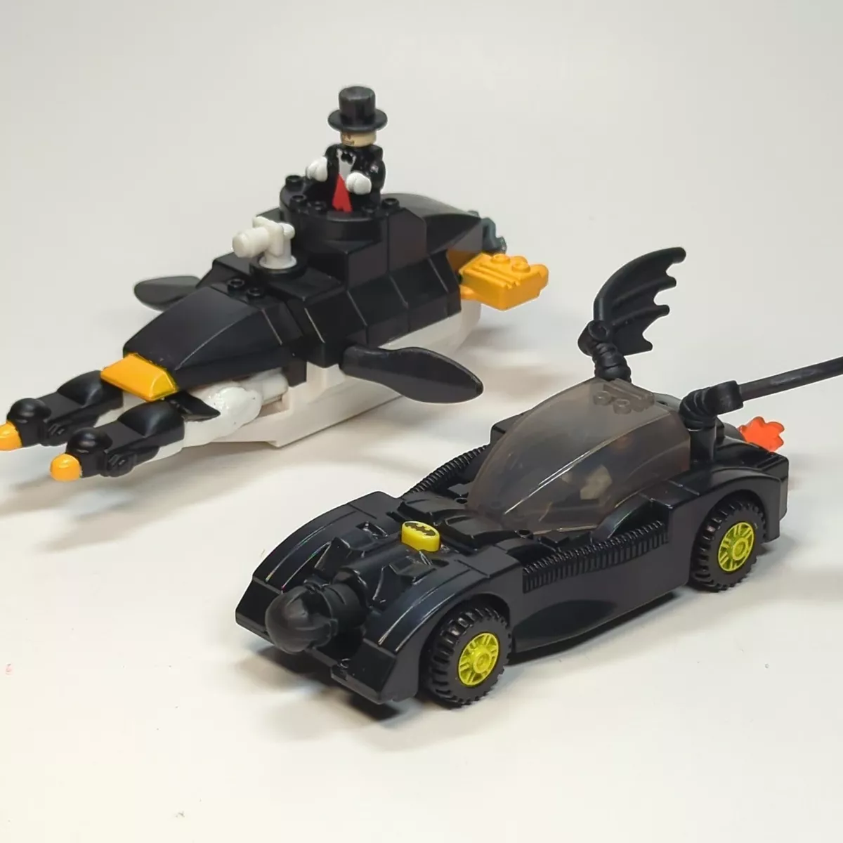 Lot of 2 Batman Lego Toys Batmobile Penguin Submarine 2008 McDonald's Happy  Meal