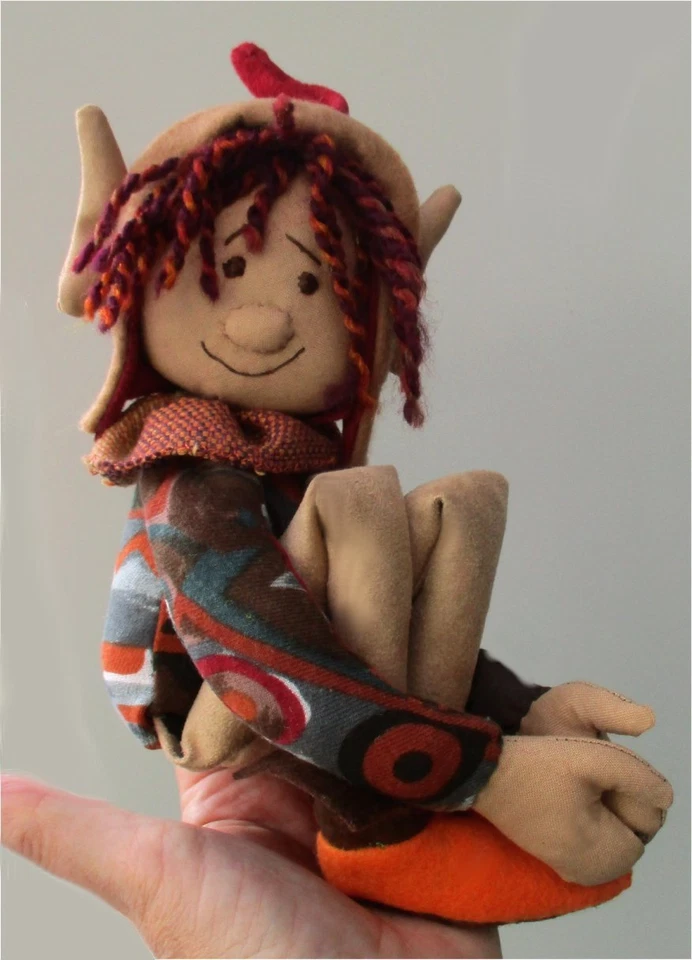 OAK ELF cloth doll sewing pattern by pcbangles - Image 2 of 4