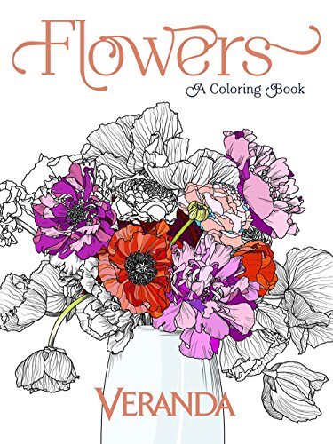 Veranda Flowers: A Coloring Book, Veranda