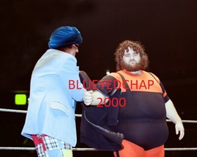 THE GRAND WIZARD & CRUSHER BLACKWELL WRESTLER 8 X 10 WRESTLING PHOTO NWA WWWF