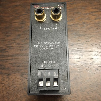 RDL Radio Design Labs TX-J2 Unbalanced Input Transformer & Accessories, Open Box