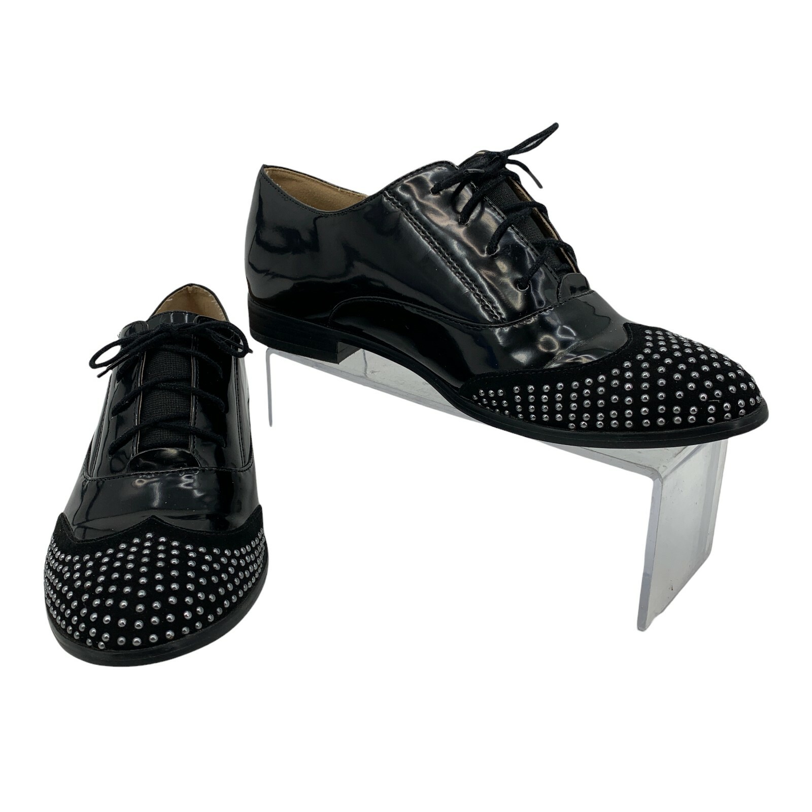 BCBG Studded Oxford Shoes Women's Size 