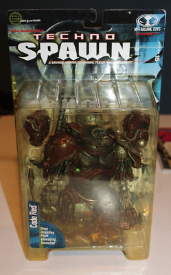 Mcfarlane Toys 1998 Series 15 Techno Spawn Code Red Monkey Gorilla Figure MISP