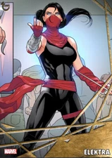 [DIGITAL CARD] Topps Marvel - Elektra - 2021 S1 Tier 8 Gold Base