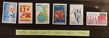 série timbres france neuf** année 1975 n° 1847 1848 1849 1850 1851 1852