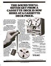Vintage Teac X-3 Reel-to-Reel Tape Deck ad - High Fidelity 11/1980