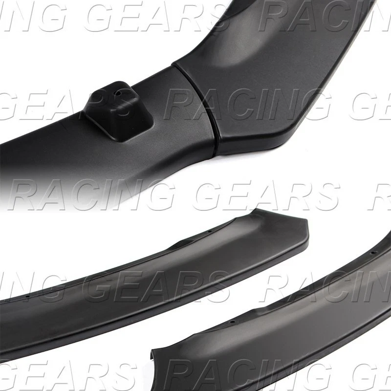 APTO 2014-2018 MAZDA 6/MAZDA6 NEGRO SIN PINTAR CARROCERÍA DELANTERA PARACHOQUES ALERÓN LABIO 3 PIEZAS Foto 3 de 4