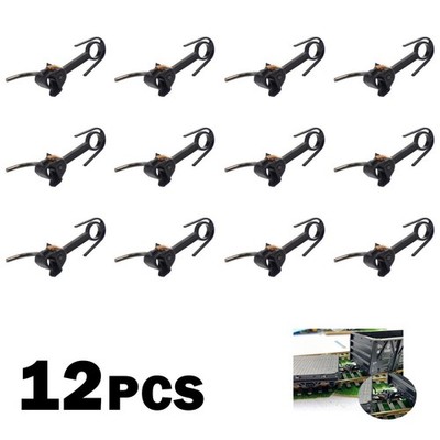 Evemodel 12pcs HO Scale Knuckle Couplers Hooks with Spring 20mm Railway CouplivW