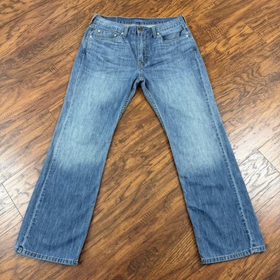 Levis 527 Jeans Mens 32 Boot Cut Slim Fit Low Rise 100% Cotton Denim Cowboy