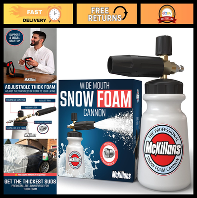 #ad Foam Cannon for Pressure Washer Adjustable Snow Foam Lance amp; Soap Dispenser $99.99