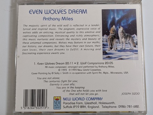 Lot of 3 New World Music CD's Spirit Africa Mystic Angel Wolves Dream England UK - Foto 6 di 11