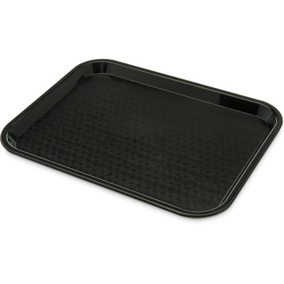 NSF Certified BPA Free Plastic Cafeteria Fast Food Tray 14 x 10 Inches Black