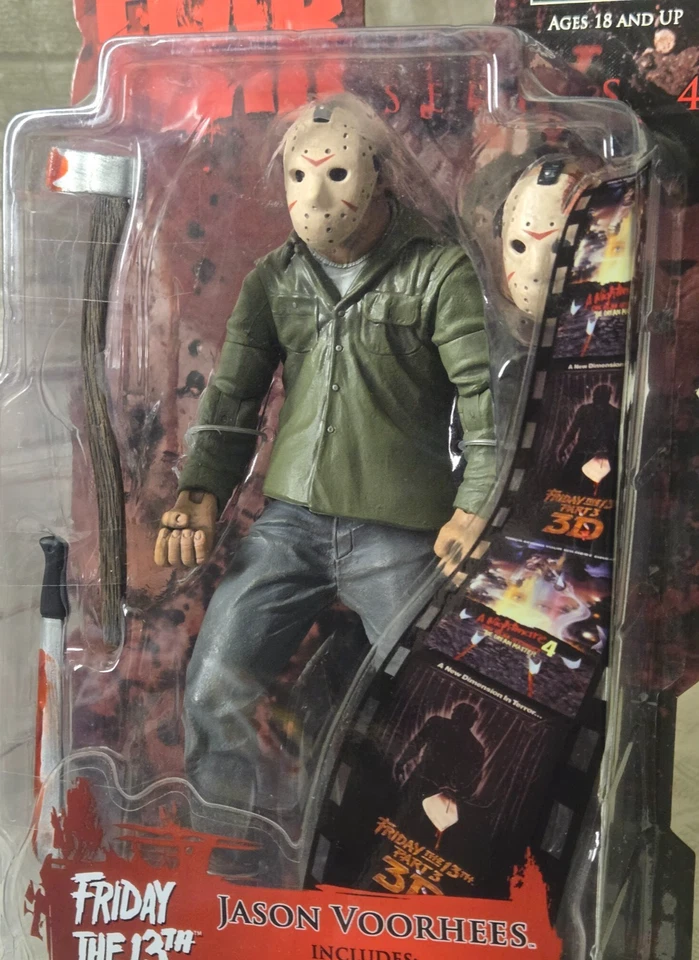 2008 Mezco Toys 电影院恐惧星期五 13 第 3 部分 JASON VOORHEES 7 英寸可动人偶 — 第 4/4 张图片