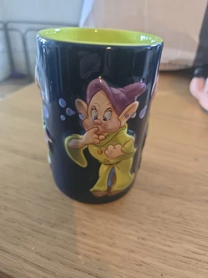 3D Dopey Disney Store Ceramic Large Mug Snow White Character Rare New - Image 1 of 4