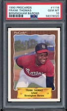 1990 Procards Birmingham Barons Baseball #1116 Frank Thomas PSA 10