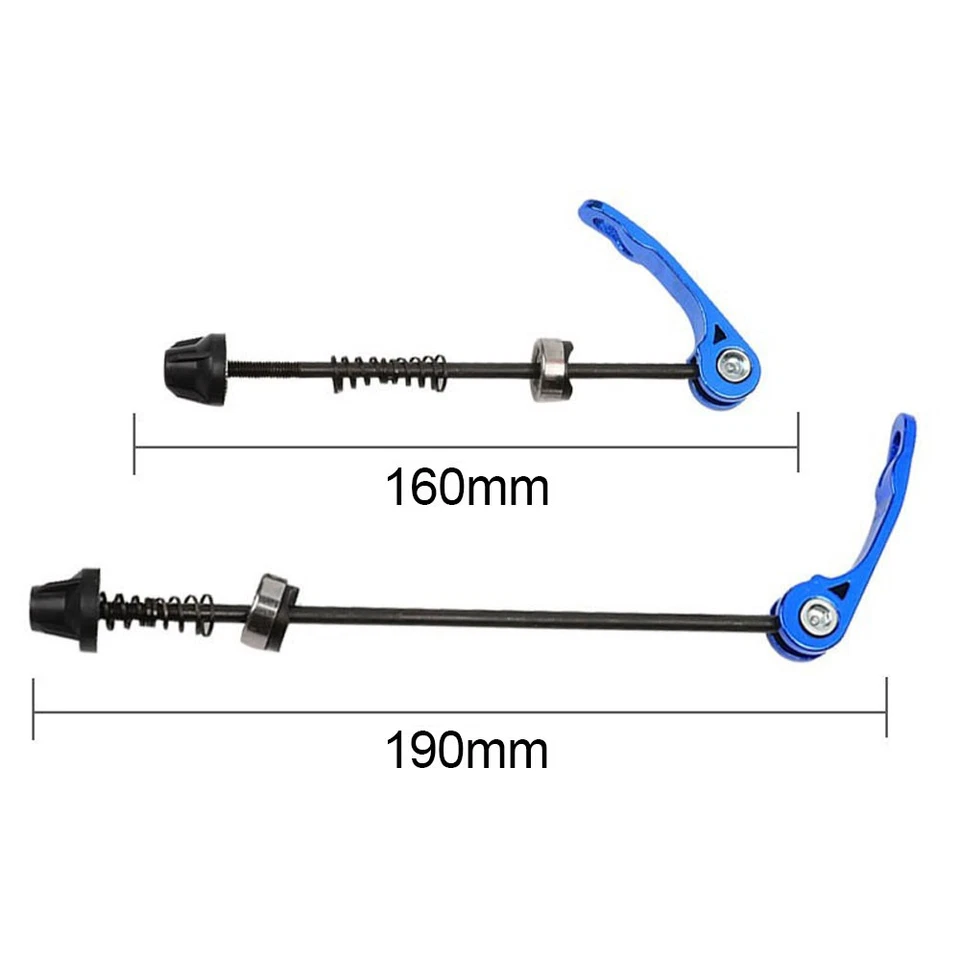 2Pcs Bicycle Front Rear Tire Quick Release Skewer MTB Bike Wheel Hub Repair Tool - Image 3 of 4