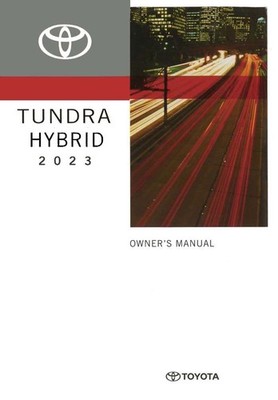 2023 Toyota Tundra HEV Owner's Manual
