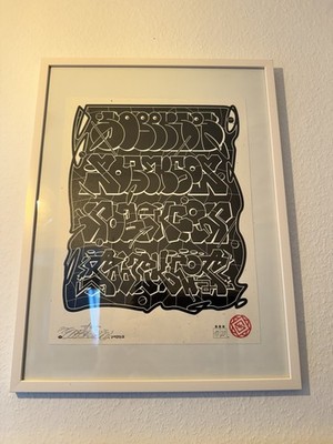 Sobekcis Druck Handsigniert Nummeriert Original Graffiti Mtn Montana A4