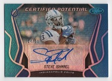 2019 Certified STEVE ISHMAEL #PS-SI Mirror Teal Potential Signatures Auto /50