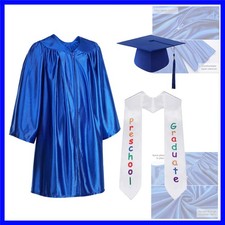 2026 Kindergarten Graduation Cap and Gown with Stole Tassel Preschool Kids Pr...