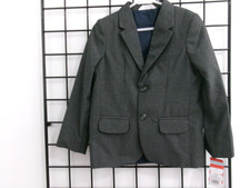 "NEW" CAT  JACK / ORG 29.99    BOYS 4  GRAY / POLYESTER, RAYON BLEND BLAZER