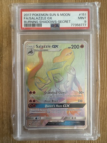 Salazzle-GX graded PSA 9 for sale on eBay