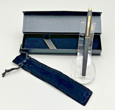 Pluma SelecTip Cross Matte Negro y Oro 23K Borde #2505 Tinta Nueva 🇺🇸 SIN GRABADO