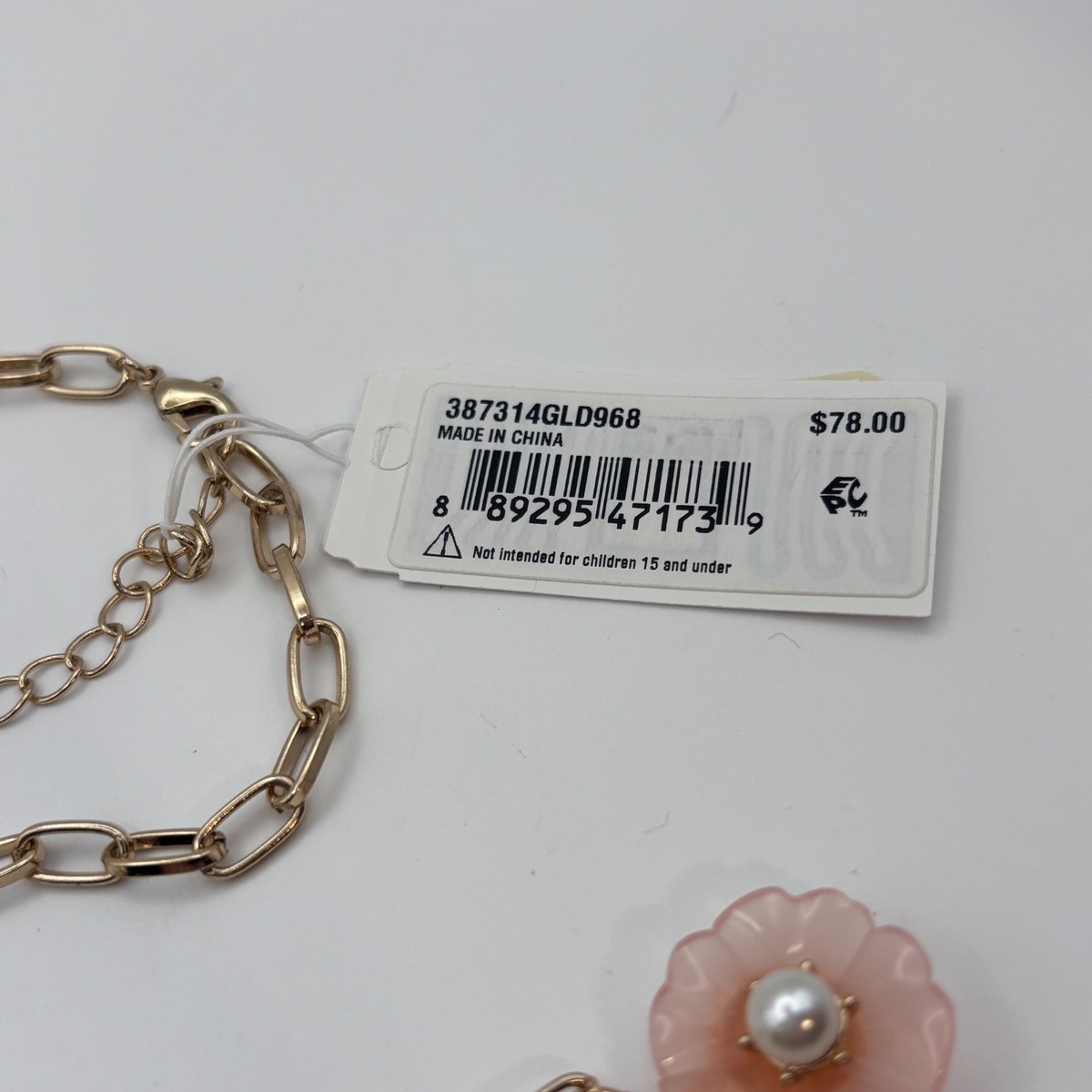 Ciondolo Betsey Johnson Gufo Con Cristalli - Nuovo Con Etichette, Valore $68