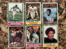 1974 Topps Football Cards - YOU PICK - Complete your set! #1 -#299