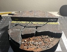 1:12 scale street diorama base 