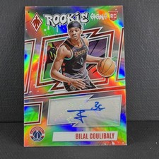 2023-24 Panini Phoenix Bilal Coulibaly Auto Rookie Signs Silver Prizm SP #’d /99