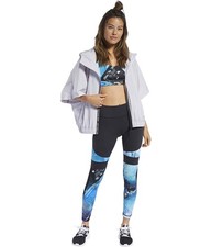 Reebok Womens Lux 2 Legging Compression Athletic Pants, Black, Small