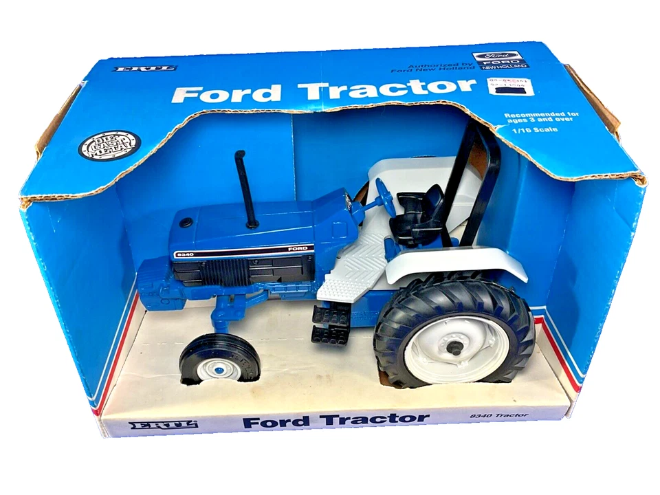 Vintage, ERTL 1994  Ford 8340 Tractor, #338, 1/16 Scale, Made In The USA, NIB - Image 2 of 4