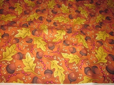 F7011,  FINAL SALE, Clothworks, Cinnamon Spice, fall print, 1 yard,