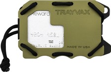 Trayvax Original 2.0 OD Green Tactical minimalist Wallet Melonite back