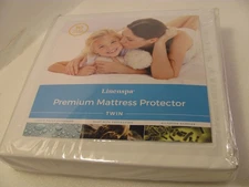 Linenspa Premium Mattress Protector Twin Sheet Size White New Factory Sealed