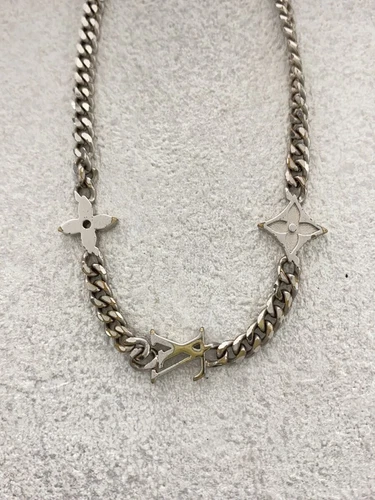 LOUIS VUITTON（LV） Louis Vuitton Collana Monogramma Fiore Lunghezza 64cm Charm H1cm x L0 9cm Uomo