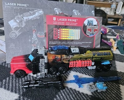 Transformers Titans Return Chaos On Velocitron Laser Optimus Prime '16 TRU  Mint