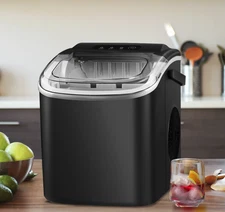 Antarctic Star 26 lbs Countertop Ice Maker - Z5812H (Black)