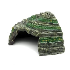 Reptile Hide Cave Terrarium Decor Aquarium Tank Accessory Medium Home