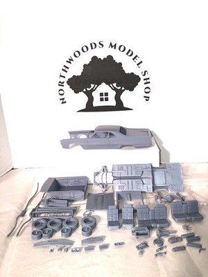 1/25 Scale 3D Resin Printed 69 Chrysler 300 Hurst Edition Full Kit