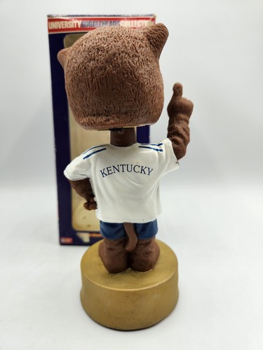 University of Kentucky UK Wildcats Bobblehead Scratch Mascot Free Shipping READ - Picture 5 of 15