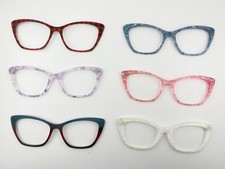 6  Pair  Eye Glass Toppers - Wanda Style