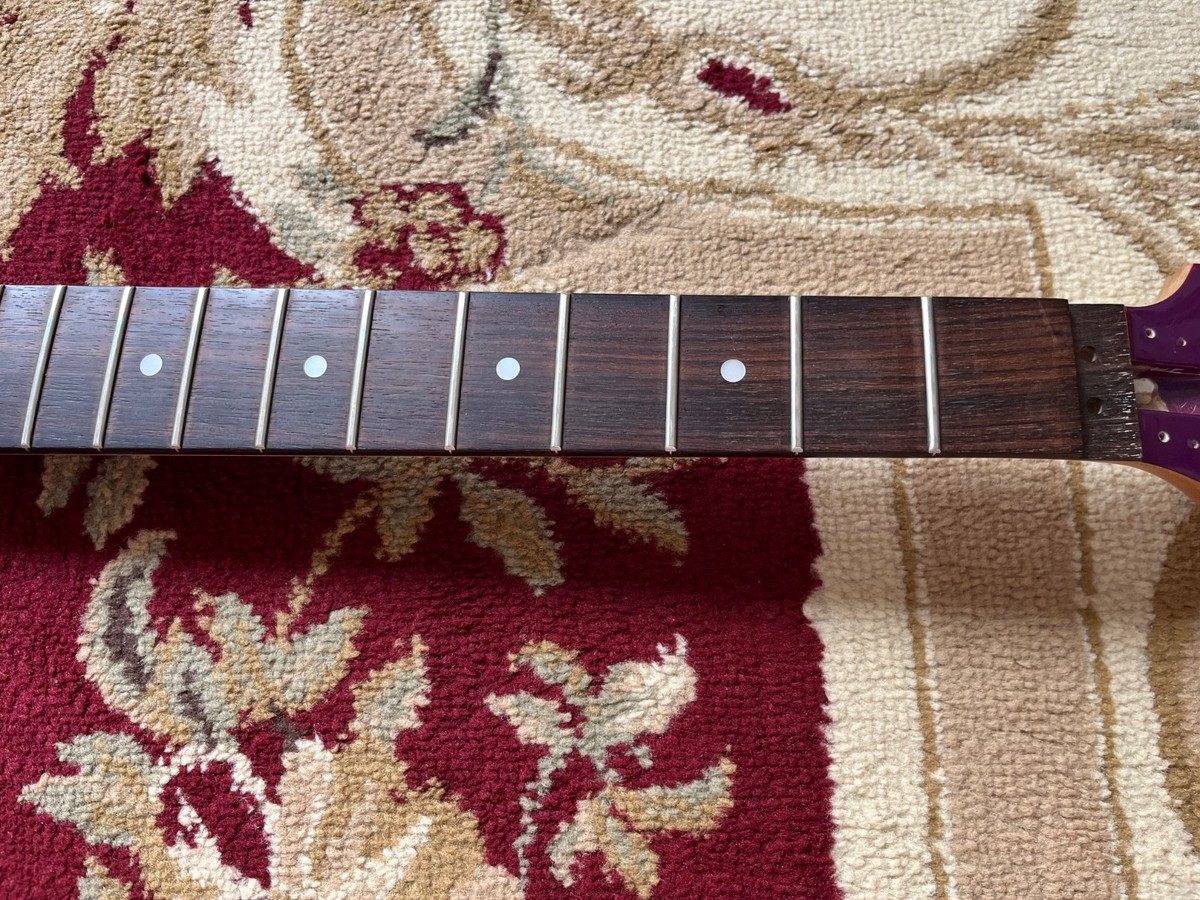 1990 Ibanez Japan RG550 Electric Guitar Neck RG Rare Flip Purple